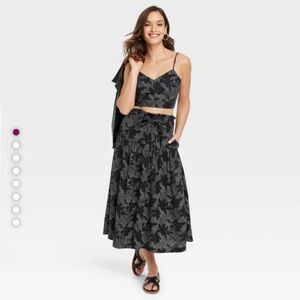 Universal Thread Floral Skirt Set